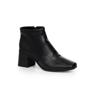 Imagem de Bota Casual de Couro Feminino - Bottero, Preto, 38