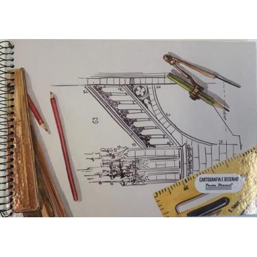 Imagem de Caderno de desenho Pauta Branca creative espiral 60 folhas