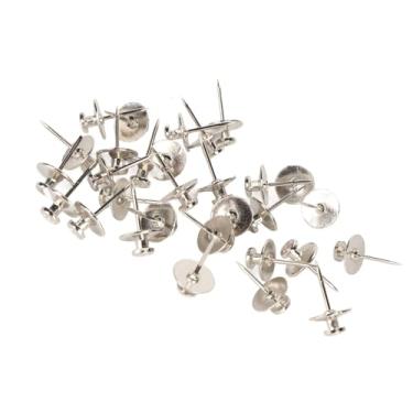 Imagem de YOUTHINK 30pcs Picture Hanging Unhas, Push de Push de Push de Cabeça Dupla para a Placa de Tábua de Cortiça, Placa de Aviso, Placa de Gesso, Paredes