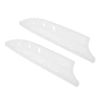 Imagem de PATIKIL Mangas de cobertura de faca de segurança ABS para faca Santoku de 12,7 cm, bainha protetora de lâmina de proteção de borda de corte universal para barra de cozinha, branca, 12,7 cm L, pacote
