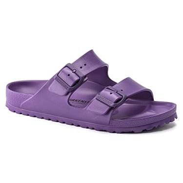 Imagem de Birkenstock Sandália unissex Arizona EVA violeta brilhante 36 N UE, 5-5,5 estreito feminino 3-3,5 estreito masculino, Violeta, 36