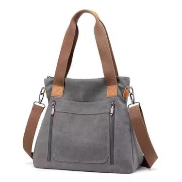 Imagem de Bolsa Feminina My Ek Casual - Linha Retrô - Gray