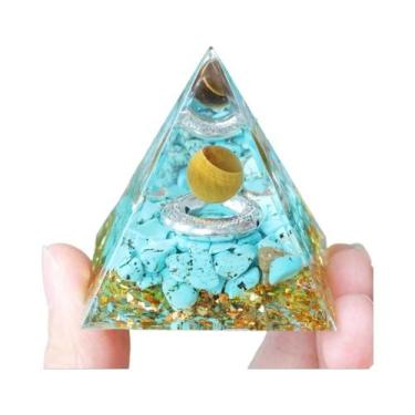 Imagem de Pirâmide de Orgonite Ametista - Reiki, Cura e Equilíbrio dos Chakras, 