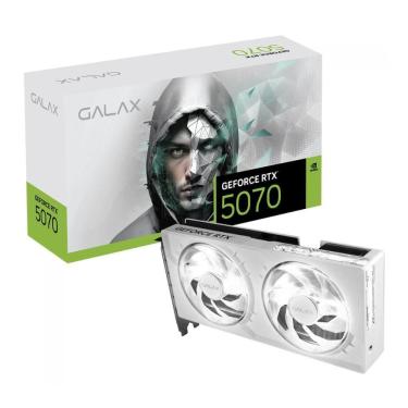 Imagem de Placa de Video Galax RTX 5070 12GB GDDR7 White 1-Click OC Ray Tracing DLSS 4