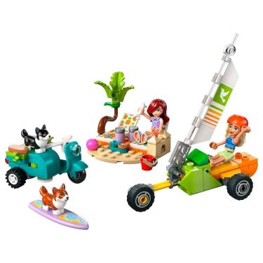 Imagem de Bloco de Montar - Friends – Aventura com Cães Surfistas e Motocicleta- 113 peças - LEGO