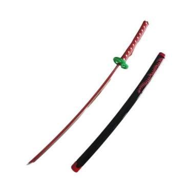 Imagem de Espada Katana Demon Slayer Em Tamanho Real De 25cm, Prop De Cosplay De