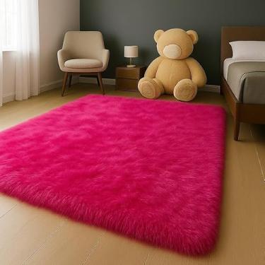 Imagem de Tapete Felpudo Para Sala E Quarto 1,00 x 1,50(PINK)