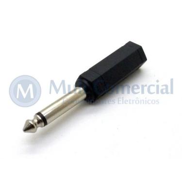 Imagem de Plug adaptador J10 Mono Fêmea para P10 Mono Macho - JL16015 - Jiali