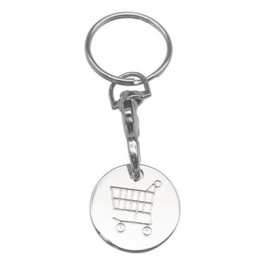 Imagem de Chaveiro Universal De Metal Durável Para Remover Carrinhos De Compras 