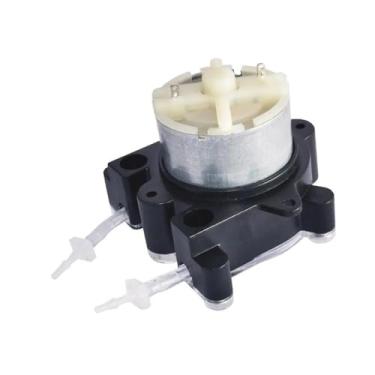 Imagem de XLWLLNJ Bomba dosadora DC de precisão 6V/12V, bomba peristáltica compacta e silenciosa com controle de fluxo para água analítica de laboratório e farmácia, 12v 9 a 27ml