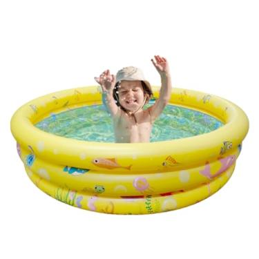 Imagem de Piscina Banheira Infantil Inflável 100 Litros Summer Fun Amarela