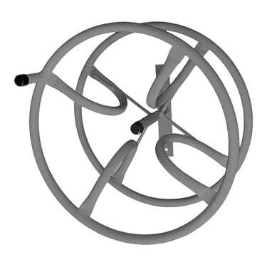 Imagem de Suporte Mangueira De Jardim, Enrolador Suporte Giratorio Circular De Enrolar Mangueira Jardim Até 30 Metros Aço Reforçado(CINZA)