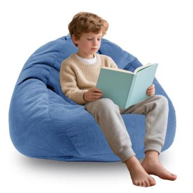 Imagem de Cadeira Bean Bag ENBAOHUI Memory Foam de 3 pés para adolescentes/crian