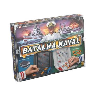 Imagem de Jogo De Tabuleiro Batalha Naval Grow Estratégia Infantil E Adulto Dive