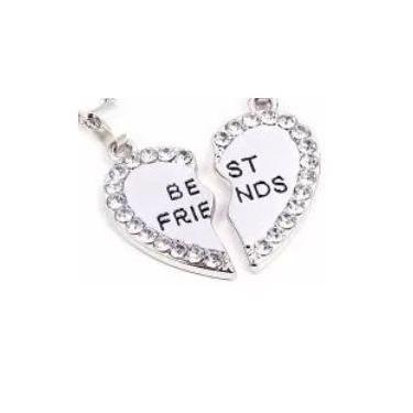 Imagem de Colar Best Friends Strass B2 Folheado A Ouro 18k - Milena Joias