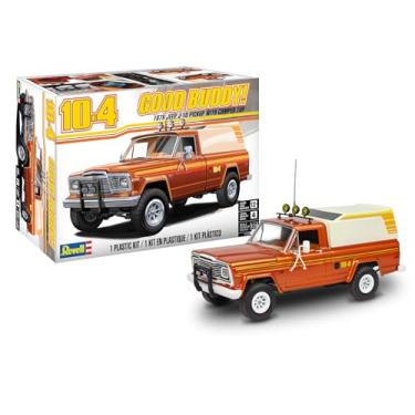 Imagem de Revell 14568 '79 Jeep J-10 Pickup with Camper Top 1:25 Escala 124 peças Skill Level 4 Kit de construção de modelo