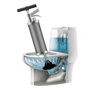 Imagem de Desentupidor de vaso sanitário inflável, potente êmbolo de pia de alta pressão, removedor de entupimentos para banheiro, banheira, chuveiro