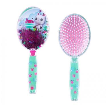 Imagem de Escova de Cabelo Gabbys Dollhouse com Estrelas Brilhantes Mágicas e Confetes HairBrush para Crianças de 3 Anos,Luv Her