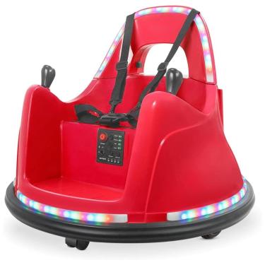 Imagem de Carro Elétrico Infantil Bate Bate com 2 Velocidades, Controle Remoto e APP, Luzes LED, Bluetooth, Giro de 360 ??° e Adesivo, 12V, Kidzone