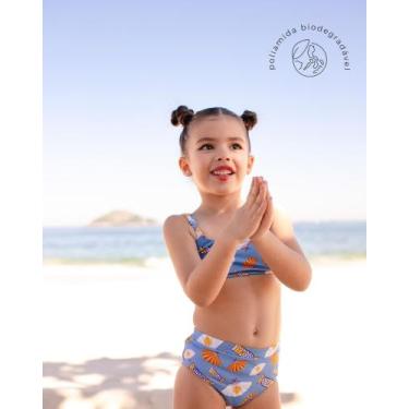 Imagem de Biquini infantil azul 4 anos - Nahoots