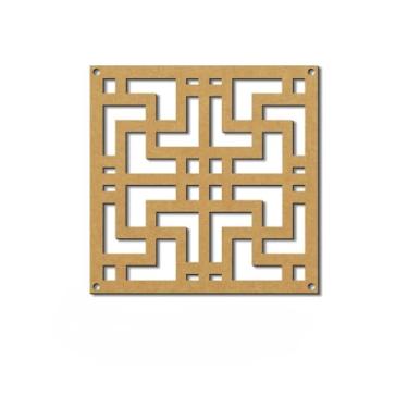 Imagem de Painéis decorativos 3D em MDF – divisórias modernas e elegantes para sua casa e escritório (009,Kit 12pçs-26cm x 26cm)