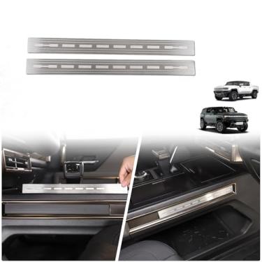 Imagem de Painel central interno do carro painel de controle de engrenagem faixa de acabamento da tampa lateral compatível com 2024 e superior Hummer EV Cab caixa de câmbio painel lateral capa protetora