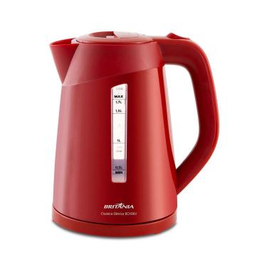 Imagem de Chaleira Elétrica Britânia BCH06V 1,7 Litros Vermelha
