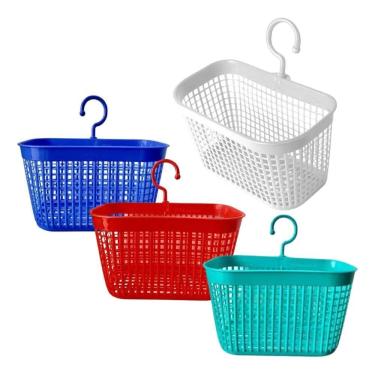 Imagem de 2X Cesto De Prendedores Pregador De Roupas Para Varal Com Al