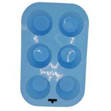 Imagem de Forma SiliconeFlexível BPA Free Desenforma Fácil Lovely Vibe, AZUL