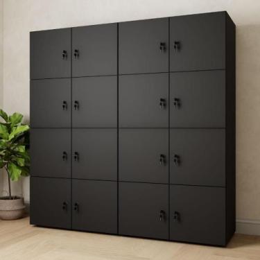 Imagem de Armário Organizador Locker 16 Portas c/ Chave F5 Office - F5 Office G,