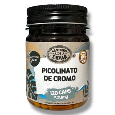 Imagem de Picolinato de Cromo  120 Cápsulas  Canteiro de Ervas