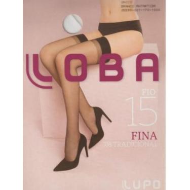 Imagem de Meia 7/8 tradicional Basica Loba Lupo (05590.001) Fio 15, Preto, Único