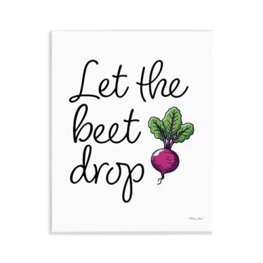 Imagem de Stupell Industries Let The Beet Drop Wall Plaque Art, design por Susan Ball, 14 x 11