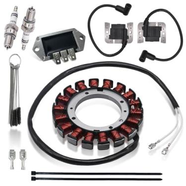 Imagem de Kit de estator 237878-S 15/20 AMP adequado para Kohler 54-755-09-S KT715 KT725 KT730 KT735 KT740 KT745 ZT730 ZT740 7000 Series Motor com regulador de tensão & 24 Módulo de bobina de ignição 584 45 -S