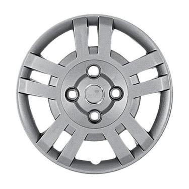 Imagem de Calota 176cb-pta aro 14 prata cubo baixo - unidade - GRID PRATA