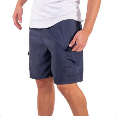 Imagem de Bermuda Masculina Short Cargo Esportivo Tactel Liso Treino Academia-Masculino