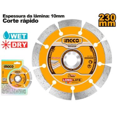 Imagem de Disco Diamantado Segmentado 9 Pol (230MM X 22.2MM) INGCO