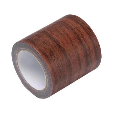 Imagem de Fita Adesiva Com Textura De Madeira Realista, Rolo De 5M Para Renovaçã