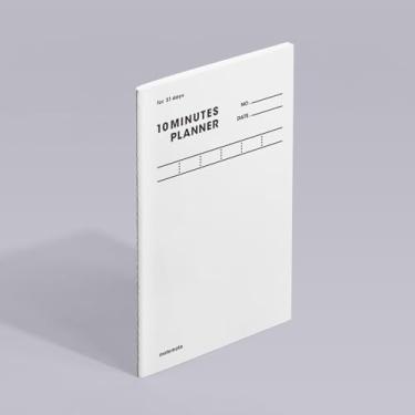 Imagem de Motemote Agenda de 10 minutos para 31 dias – Agenda diária sem data com bloqueio de tempo, definição de metas e reflexão – Aumente a produtividade e construa hábitos melhores em apenas 10 minutos por