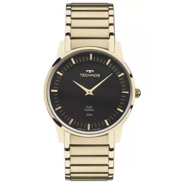 Imagem de Relógio Technos Masculino Slim Dourado Gl22Aa/1P