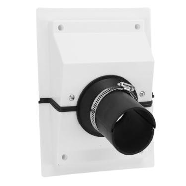 Imagem de LAISANIM Kit de cobertura de linha de penetração de parede HVAC, capa de vedação de parede para sistemas de ar condicionado internos e externos, fácil instalação, junta macia, transforma paredes pouco