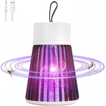 Imagem de Luminária Led Mosquiteiro Sem Radiação Armadilha De Insetos Repelente Eletrônico UV(2)