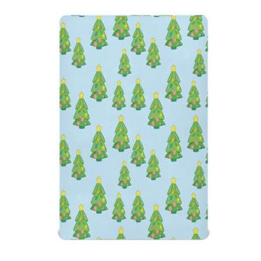 Imagem de Qilmy Lençol de berço de Natal para meninos e meninas, lençol com elástico de microfibra macia e respirável para berço padrão e colchão, 71 x 132 cm, roupa de cama de bebê