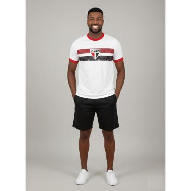 Imagem de Camisa Camiseta Masculina São Paulo FC Geometric Oficial Licenciada-Masculino