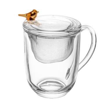 Imagem de WOLFF - Caneca com Tampa e Filtro Golden Bird 350ml Cristal