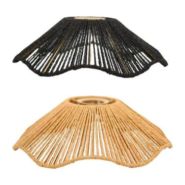 Imagem de Abajur De Corda Trançada, Capa Decorativa Para Lustre, Sombra De Luz W