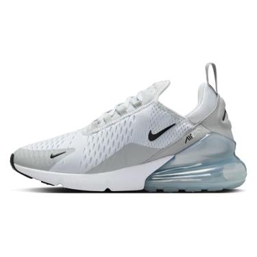 Imagem de Nike Tênis feminino Air Max 270 (AH6789-018, platina pura/cinza fumê claro/prata metálico/preto), Platina pura/preto, 38