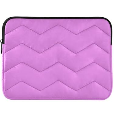 Imagem de Capa para notebook personalizada lavanda magenta puffy capa para notebook universal 13-14 polegadas acessórios de computador para MacBook 13 polegadas