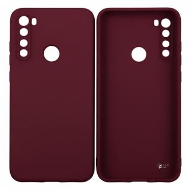 Imagem de Capa Capinha Compatível Redmi Note 8 Silicone Aveludado Premium (MARSALA)