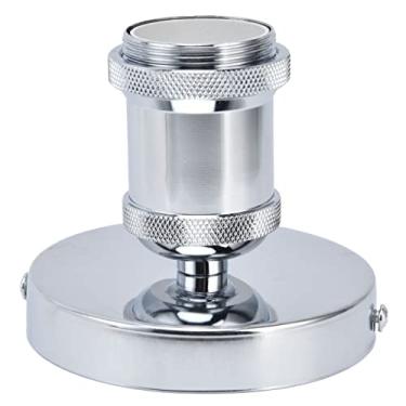 Imagem de Solinder Suporte de Lâmpada Vintage E27, Soquete de Lâmpada Rosqueado E27 Padrão Com Cabeça Alumínio para Cozinha, Quarto, Sala Estar, Fácil Instalação, Retardador Chamas, (Prata)